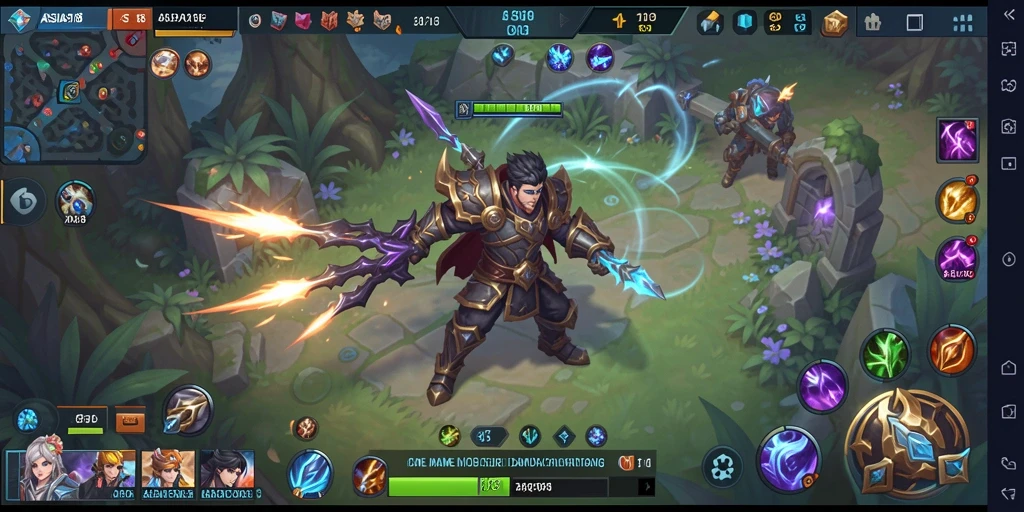 Screenshot ASIA918 menampilkan pertarungan MOBA yang seru dan strategis.