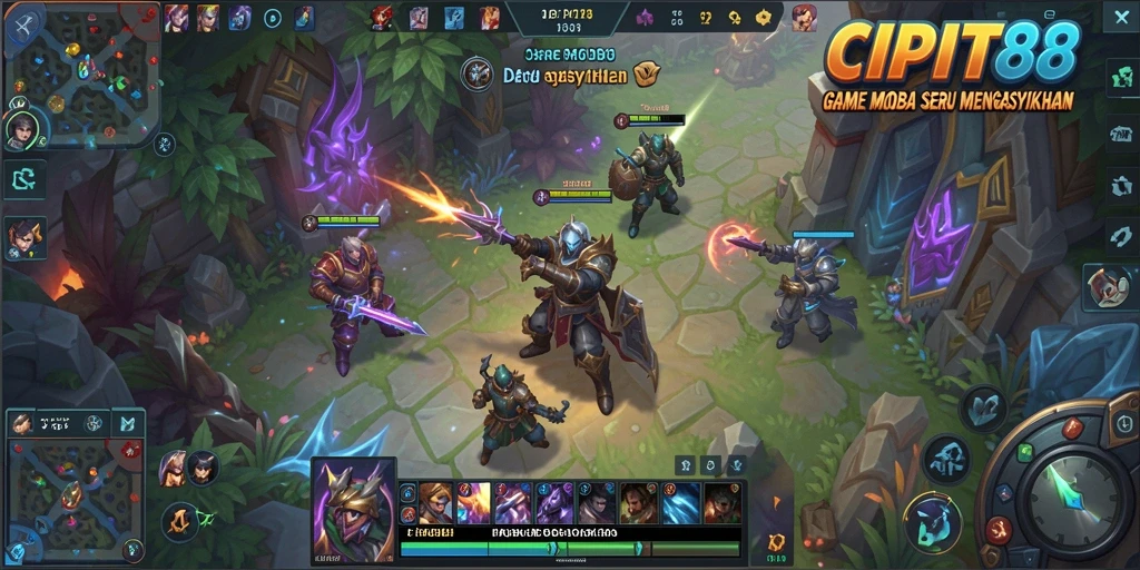 Tampilan gameplay seru dan strategi mendebarkan di CIPIT88.