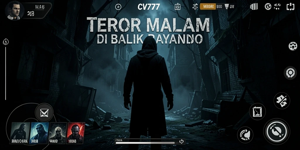 Screenshot menampilkan gameplay menakutkan dari CV777.