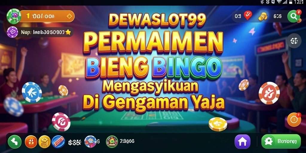 Screenshot gameplay DEWASLOT99 menampilkan keseruan bermain Bingo yang intens.
