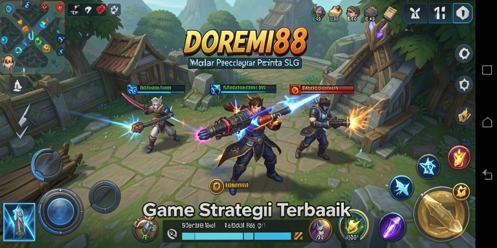 Tampilan gameplay SLG yang mendebarkan di DOREMI88.