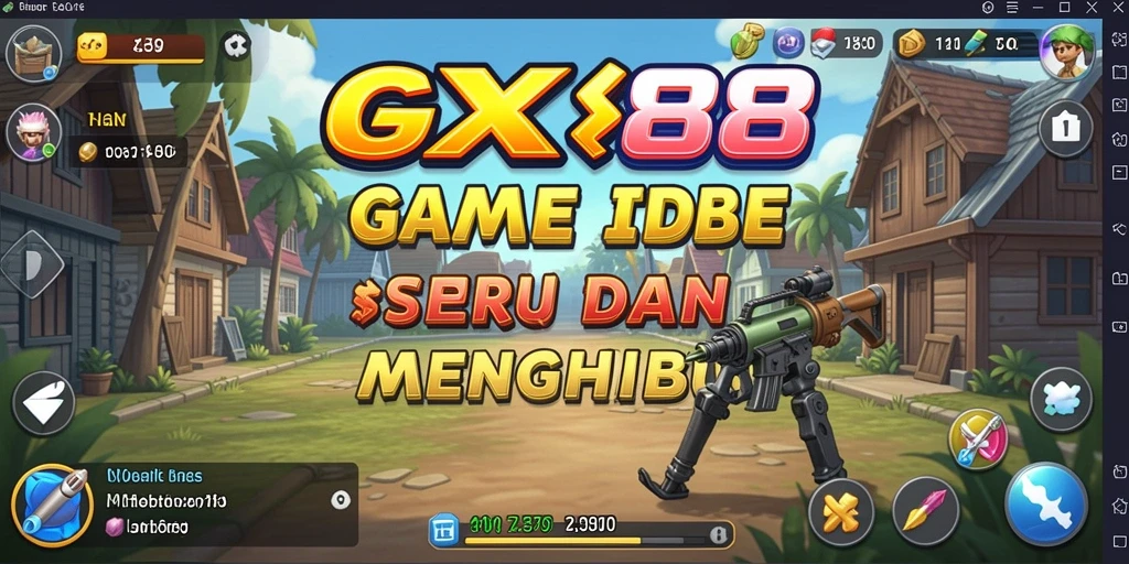 Screenshot dari GX88 menampilkan gameplay yang menarik dalam gaya Idle.