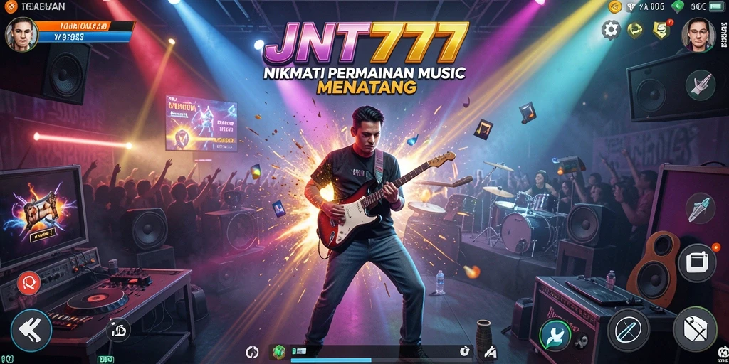 Tampilan gameplay <strong>JNT777</strong> dengan irama musik yang menarik.