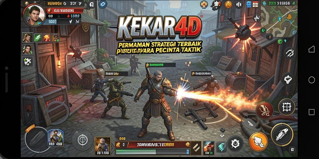 Tampilan gameplay KEKAR4D yang menantang dan strategis.