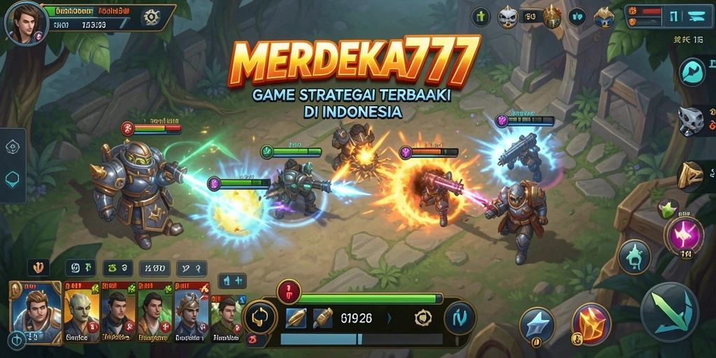 Tangkapan layar menunjukkan gameplay mendebarkan dari MERDEKA777.