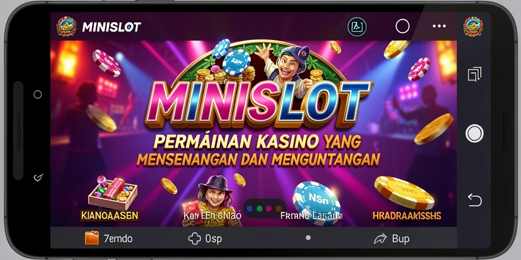 Tampilan gameplay Kasino yang mendebarkan di MINISLOT dengan berbagai pilihan slot.