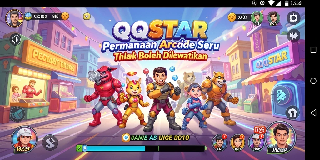 Tampilan gameplay <strong>QQSTAR</strong> yang menarik dan seru.