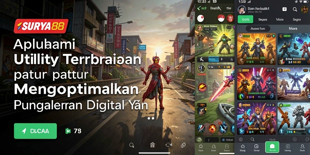Tampilan antarmuka SURYA88 yang menarik dan user-friendly.