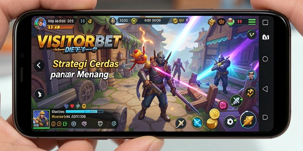 Tangkapan layar gameplay VISITORBET menampilkan momen strategis yang mendebarkan.