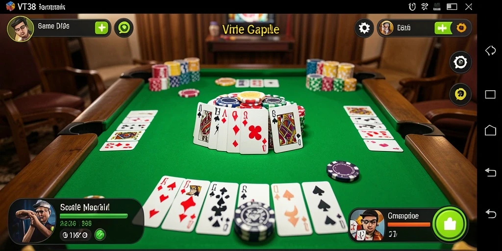 Tampilan gameplay Gaple yang seru dan interaktif.