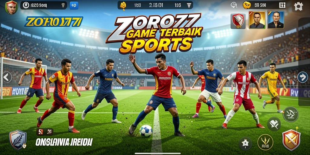 Tampilan gameplay menegangkan di ZORO77 dengan berbagai cabang olahraga.