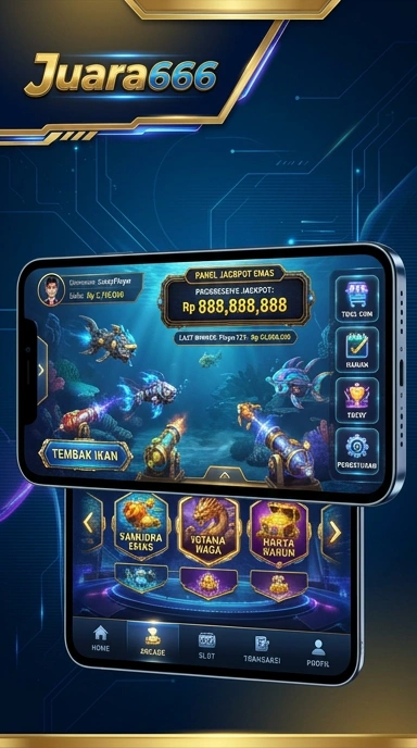 Tampilan utama aplikasi juara666 dengan berbagai pilihan aplikasi.